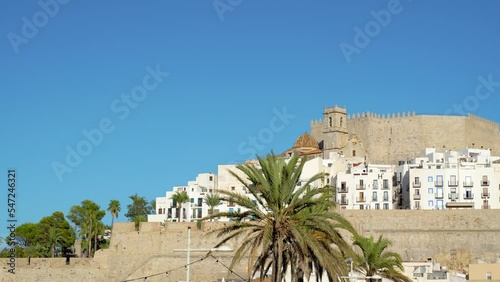 Peniscola castle. Costa del Azahar, province of Castellon, Valencian Community photo