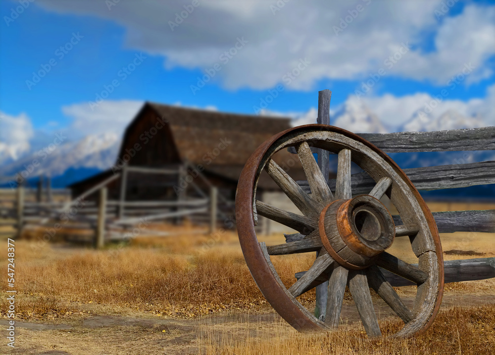 Fototapeta premium Wyoming Ranch