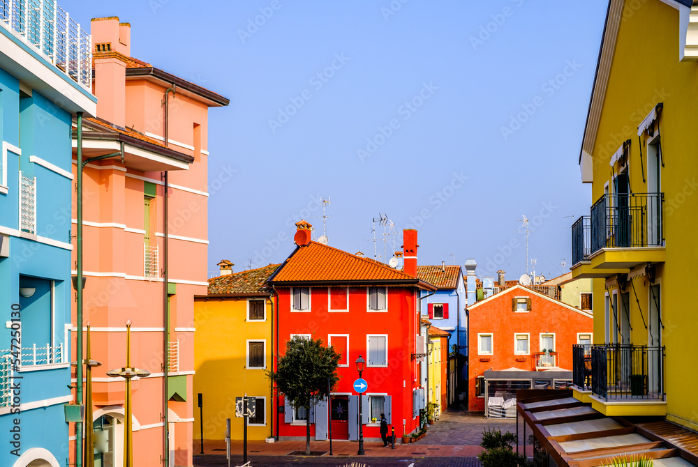 old town of Caorle in italy