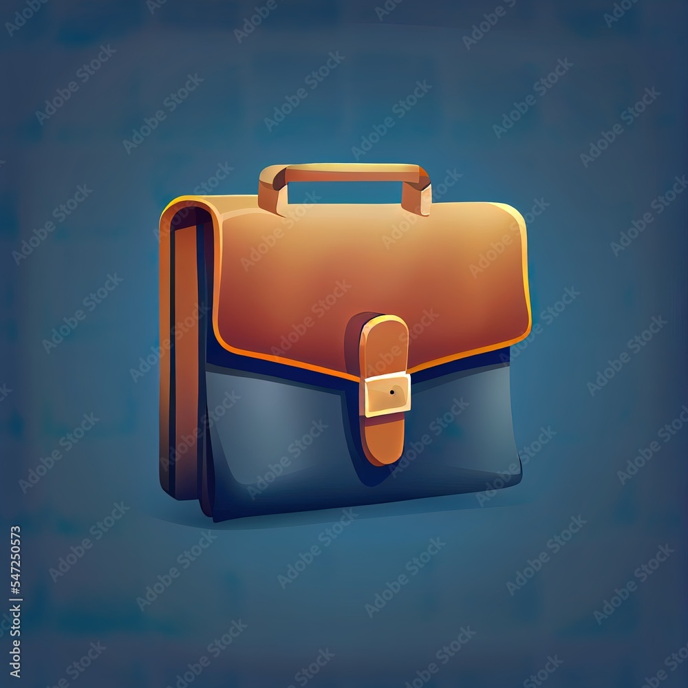 Fotografie Businessman briefcase or schoolbag