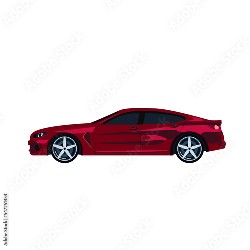 Red sports car, premium vector car, luxury sport ted car, Red car, Modern car, race cars