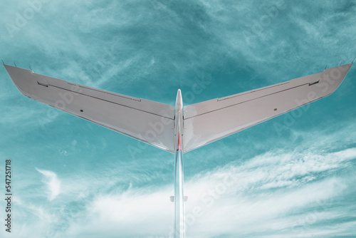 Gulfstrem Jet Tail Sky Clouds photo