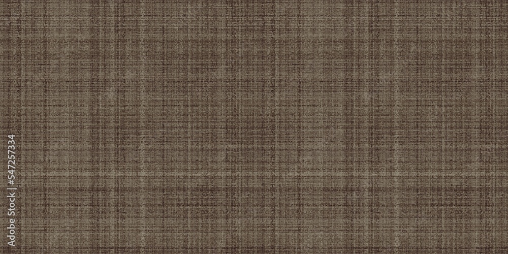 Fototapeta premium Burlap woven cloth seamless cottagecore country border. Old tissue marl surface for edging. Coarse flax fiber print banner. 