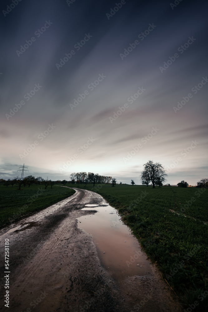 Fototapeta premium Rainy Night Sky