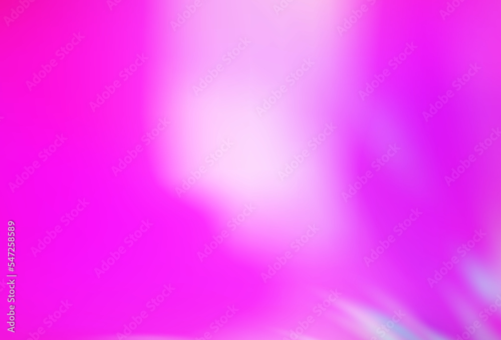 Fototapeta premium Light Purple, Pink vector abstract blurred background.