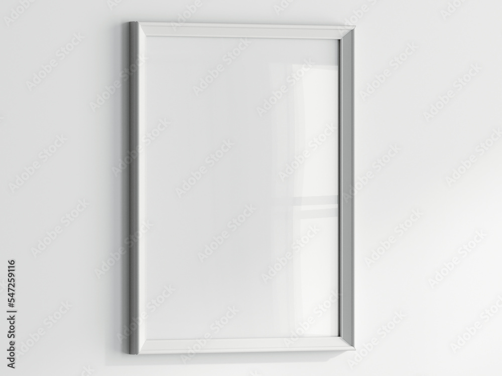 blank photo frame on white background, frame mockup, 3d render blank photo frame on white background, frame mockup, 3d render