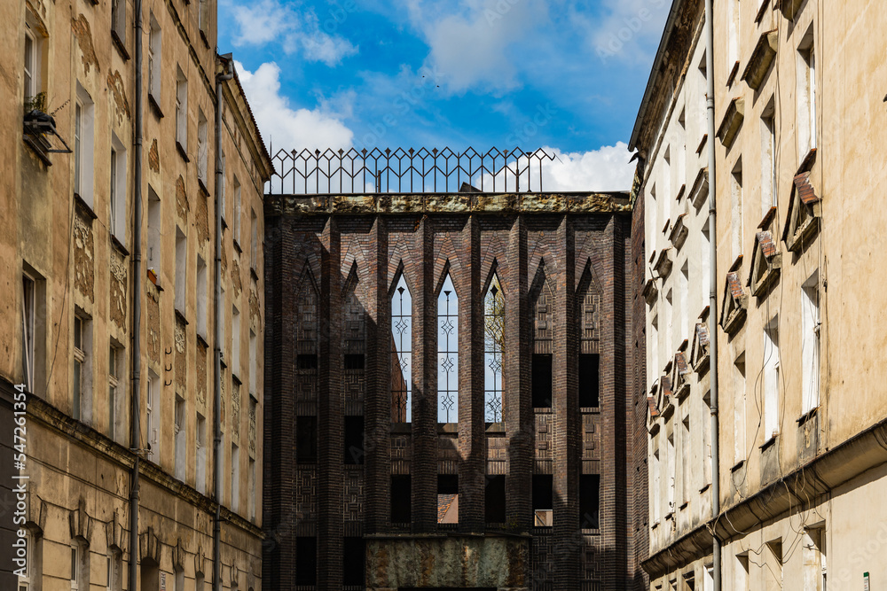 Gestapo Building Riga Legnica, Poland - April 2021: Facade of Former seat of the Gestapo and ...