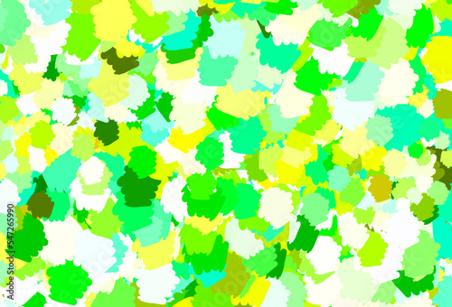 Light Blue, Green vector texture with abstract forms.