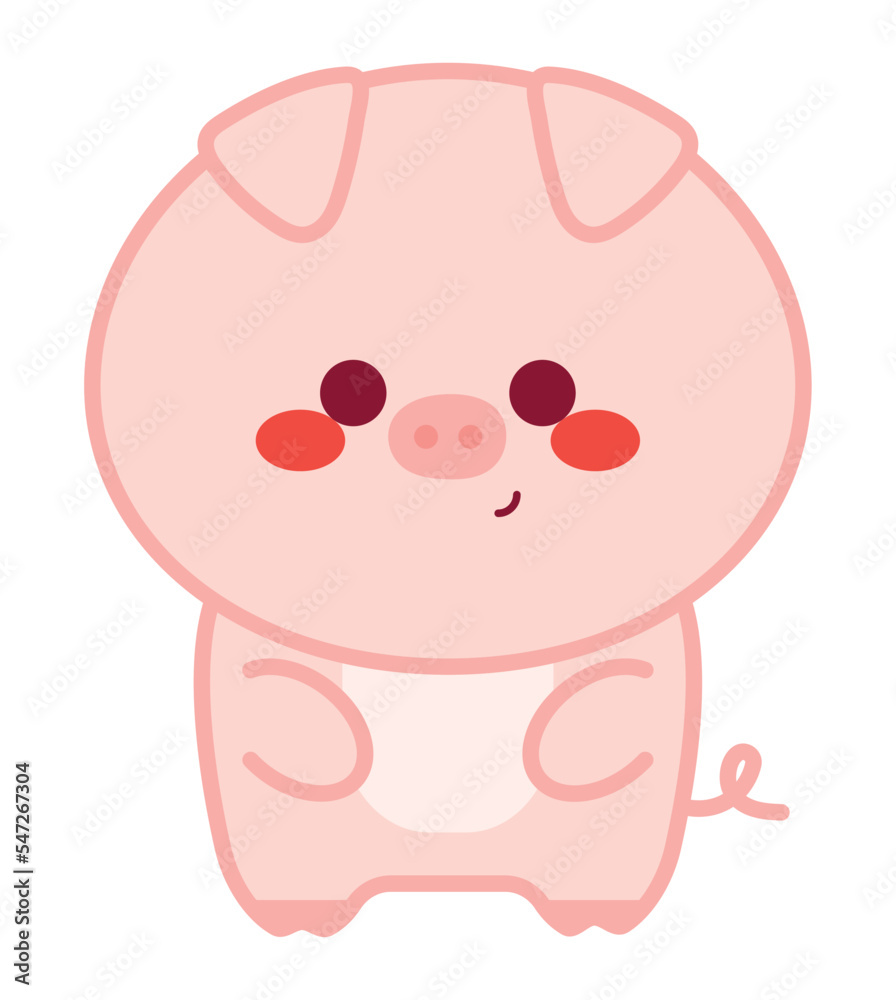 kawaii pig design kawaii pig design