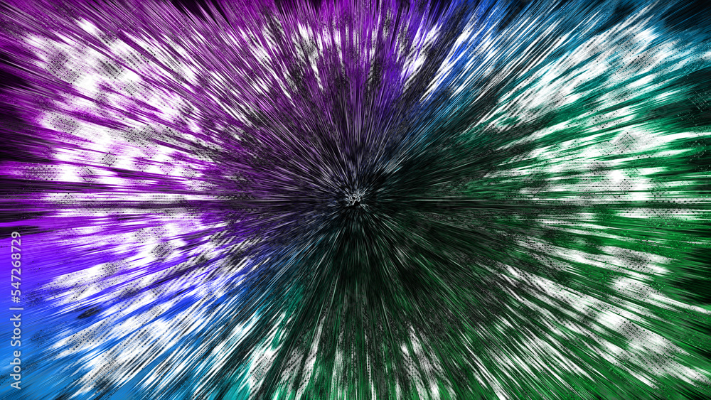 Fototapeta premium Abstract motion blur burst background image.