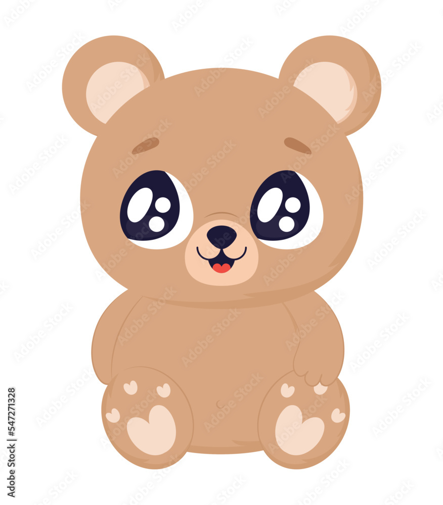 cute bear vector