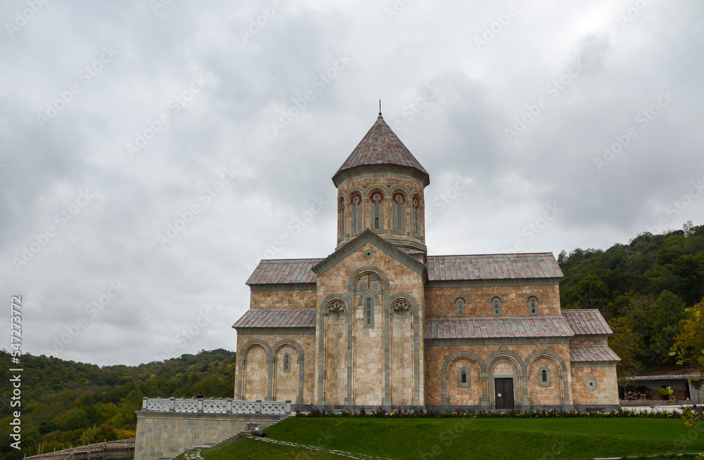 Church of St. Nino in monastic complex of Bodbe nunnery near Sighnaghi, Kakheti region, Georgia.