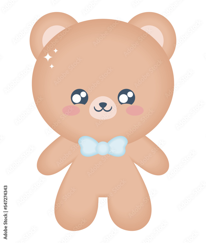 Naklejka premium teddy bear design
