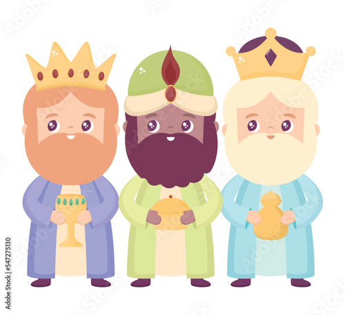 Leinwand Poster the three wise men