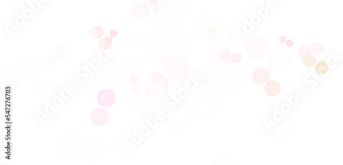 Abstract multicolor shining bokeh isolated on transparent background © irham
