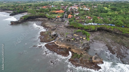 Bali, Indonesia - November 10, 2022: The Tanah Lot Temple of Bali, Indonesia photo