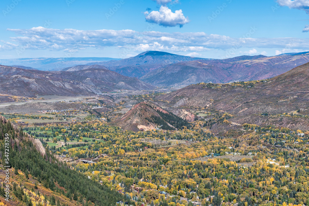 Autumn leaf colors in Aspen, Colorado