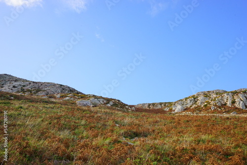 Εκτύπωση καμβά Cliff and Seashore of Bray Head Cliff Walk in Wicklow, Ireland
