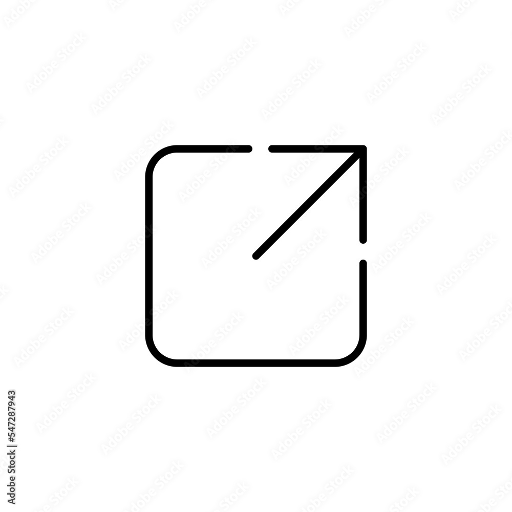 External link icon vector illustration. link sign and symbol. hyperlink symbol External link icon vector illustration. link sign and symbol. hyperlink symbol