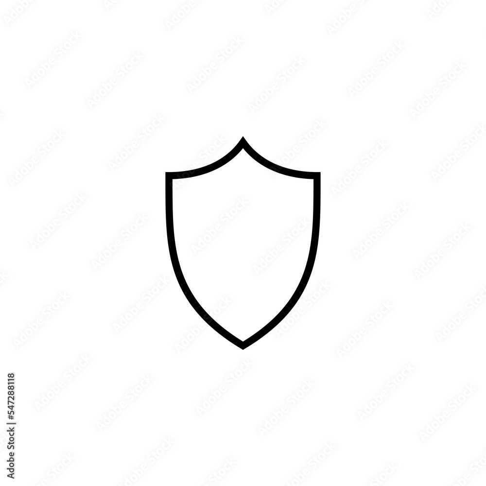 Shield icon vector illustration. Protection icon. Security sign and symbol Shield icon vector illustration. Protection icon. Security sign and symbol