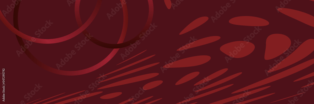 Dark red luxury background with circle frame and ribbon elements Dark red luxury background with circle frame and ribbon elements