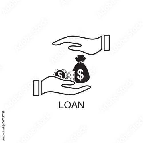 loan icon , business icon vector