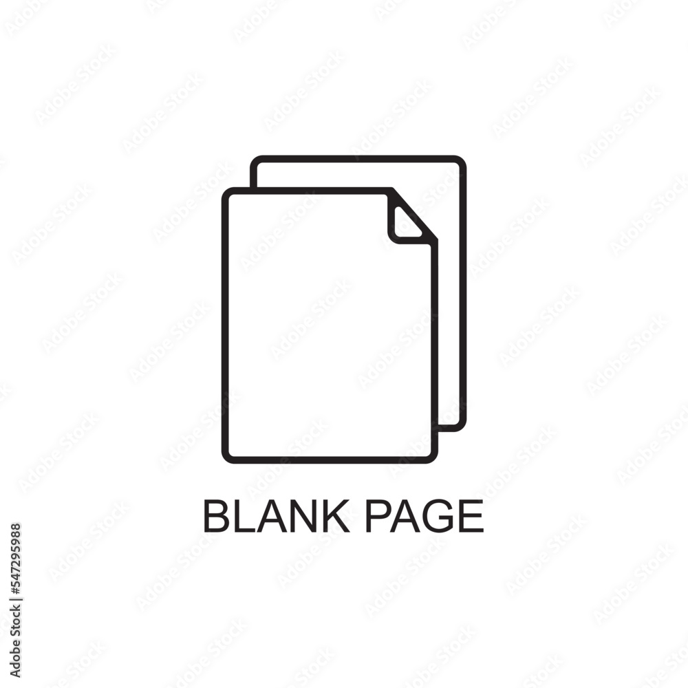 blank page icon , technology icon