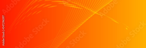 abstract orange background with lines circle and halftone effect