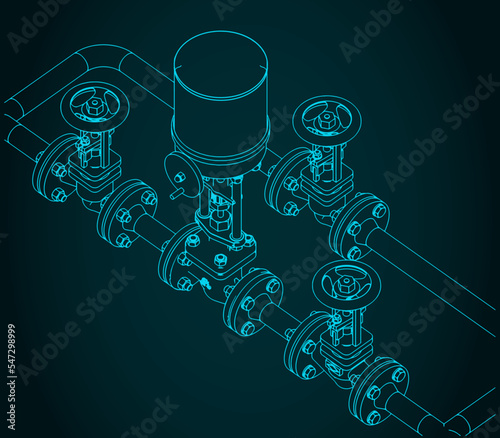 Control valves with bypass