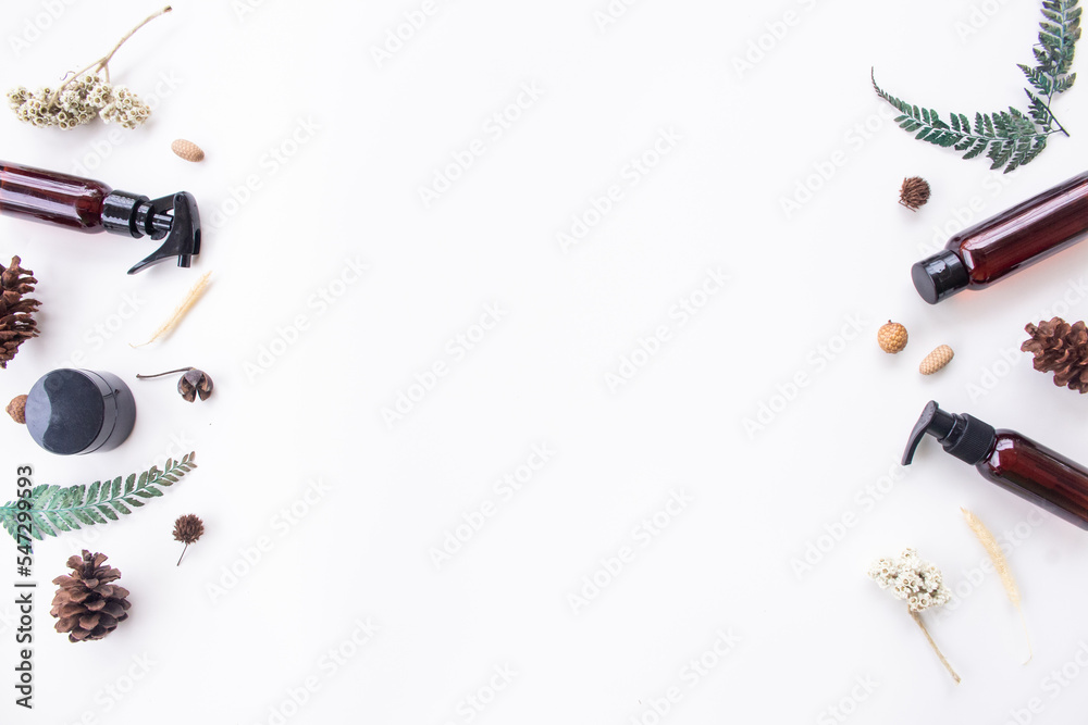 Beauty product in flatlay style. Rustic beauty product. Concept of aesthetic beauty product. Beauty product in flatlay style. Rustic beauty product. Concept of aesthetic beauty product.