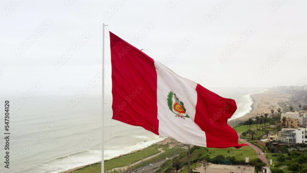 BANDERA PERU 4K