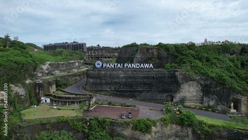 Bali, Indonesia - November 7, 2022: The Beaches and Cliffs of Southern Bali Indonesia photo