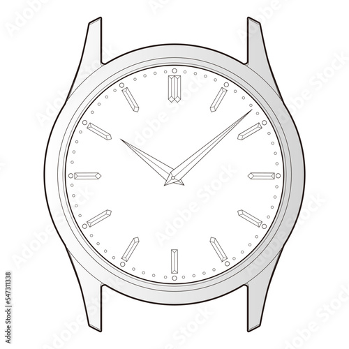  clock watch time bezel watch case