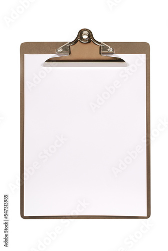 Plain blank clipboard clip board white space flat vertical isolated transparent background photo PNG file