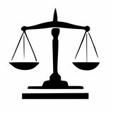 Law firm lawyer logo, scales
