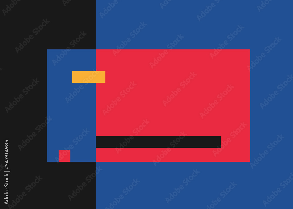 Modern pattern rectangles. Abstract composition. Modern concept. Modern pattern rectangles. Abstract composition. Modern concept.