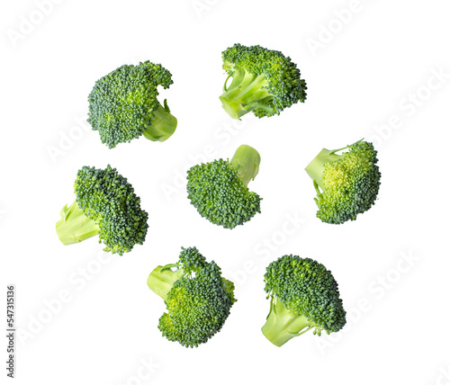 Broccoli isolated on  transparent png photo