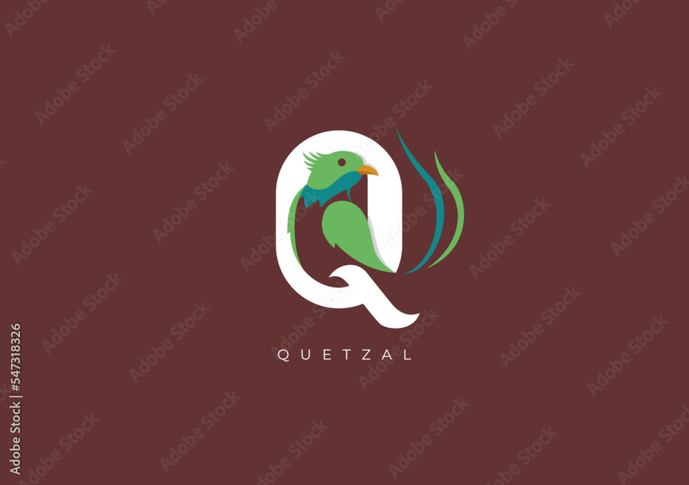 Obraz premium QUETZAL Q MONOGRAM