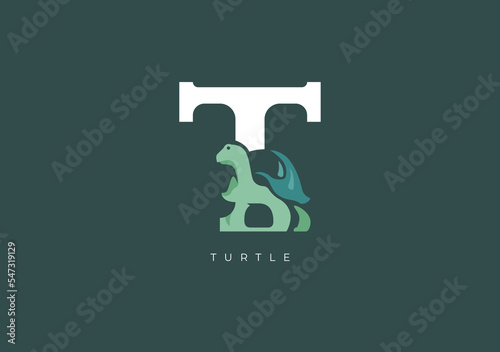 TURTLE T MONOGRAM