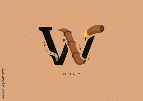 WORM W MONOGRAM