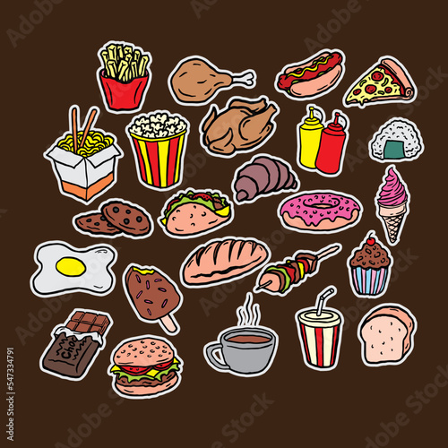 fast food icons