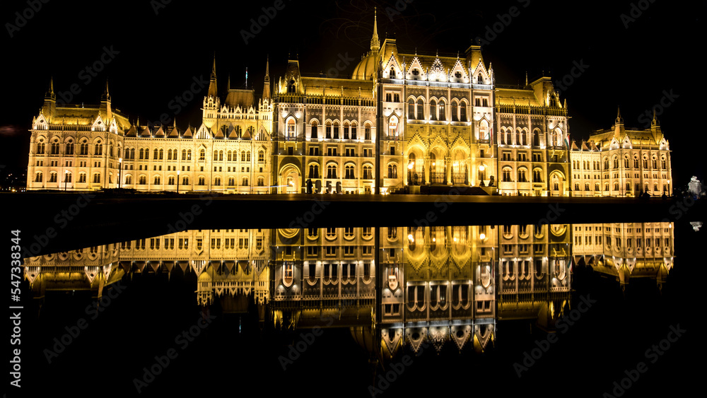 Budapest Parliament Reflection