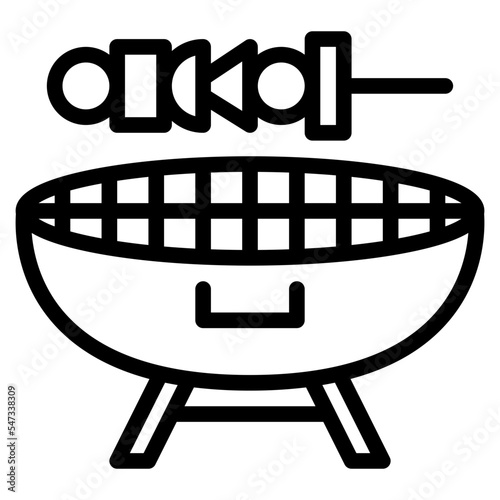 bbq grilled barbecue food icon