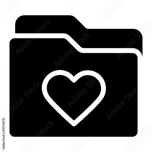 favourite glyph icon