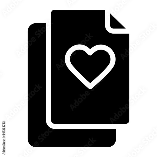 favourite glyph icon