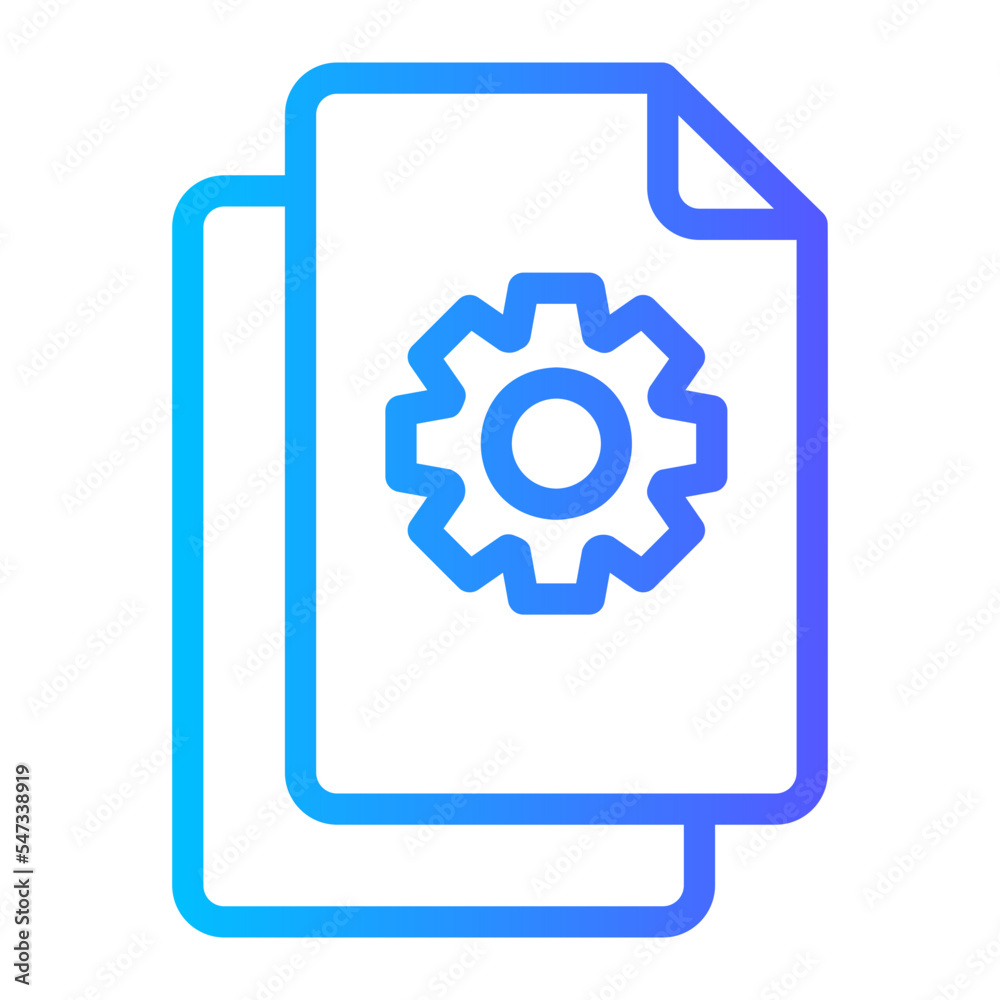 setting gradient icon setting gradient icon