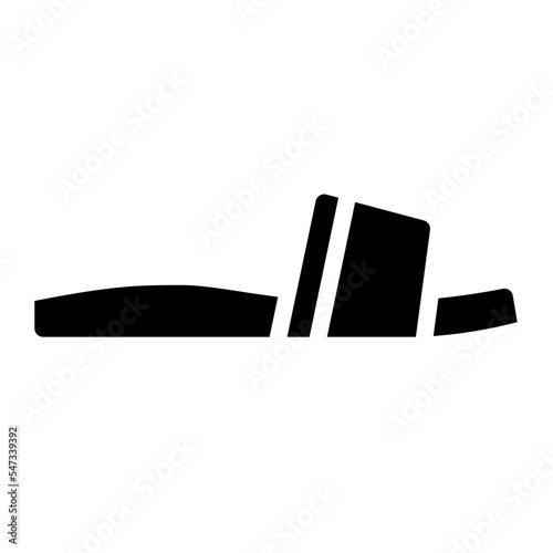 slippers fashion wear shoes icon