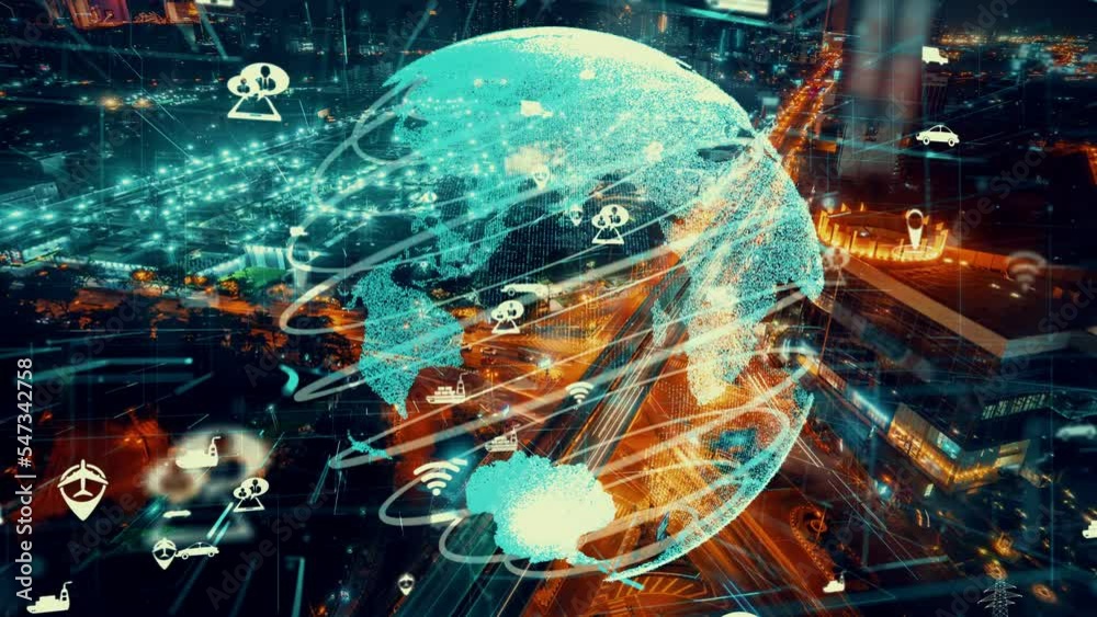 Smart transport technology alteration concept for future road traffic control . Virtual intelligent system makes driving information analysis to connect data of vehicle on city street for driver .