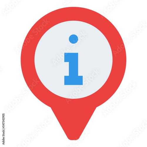 pin infomation location map icon