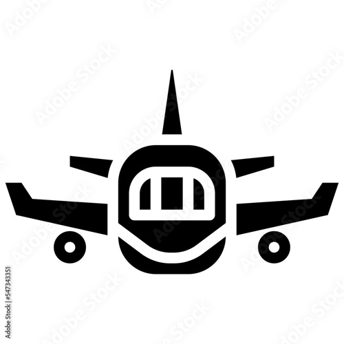 airplane transit transportation map icon
